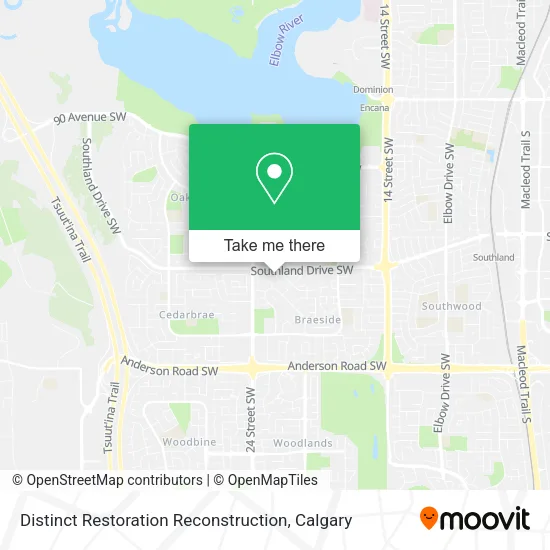 Distinct Restoration Reconstruction map