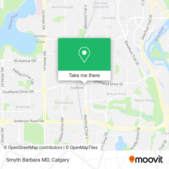 Smyth Barbara MD map