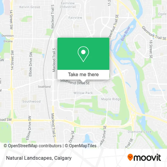 Natural Landscapes map