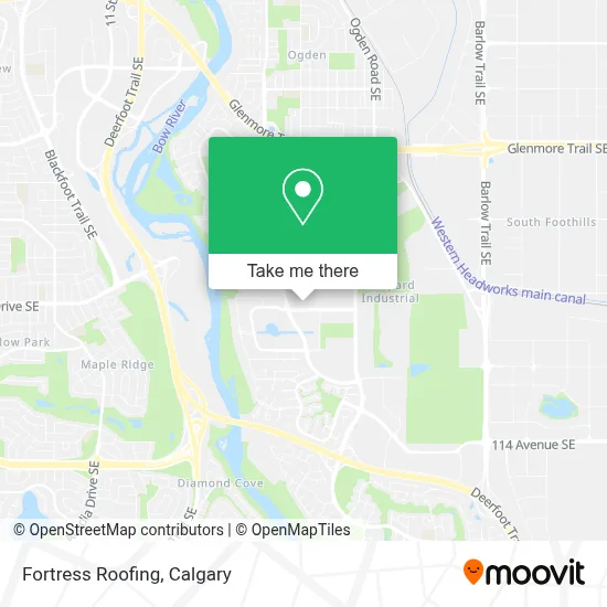 Fortress Roofing map