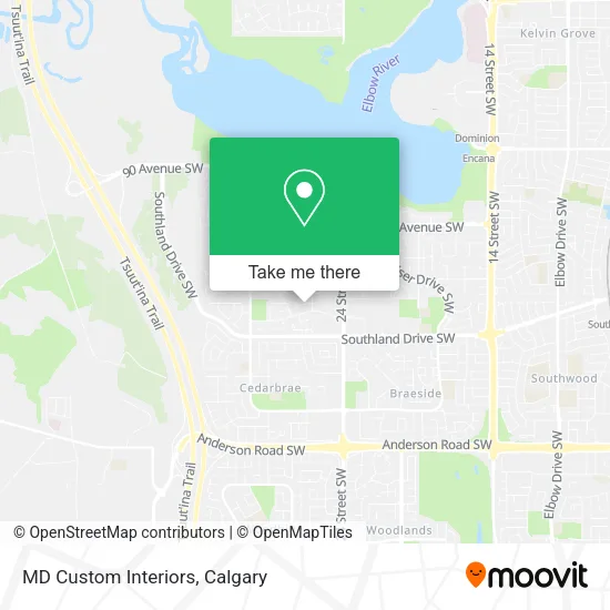 MD Custom Interiors map