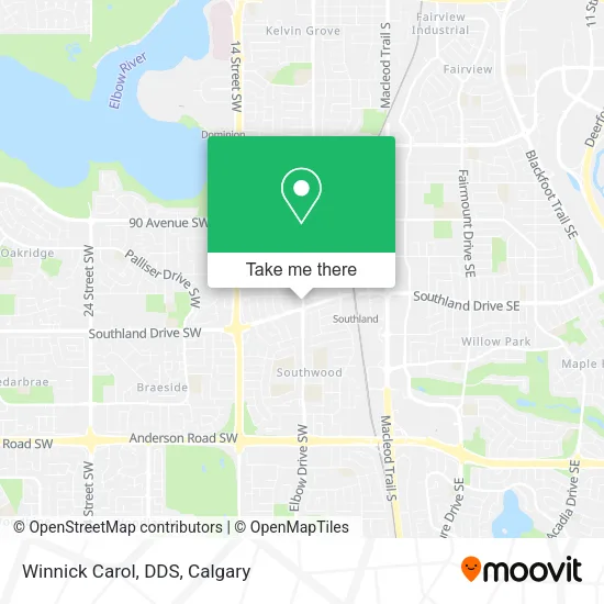 Winnick Carol, DDS map