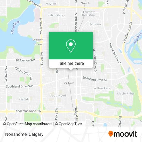 Nonahome map