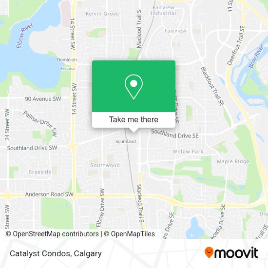 Catalyst Condos map