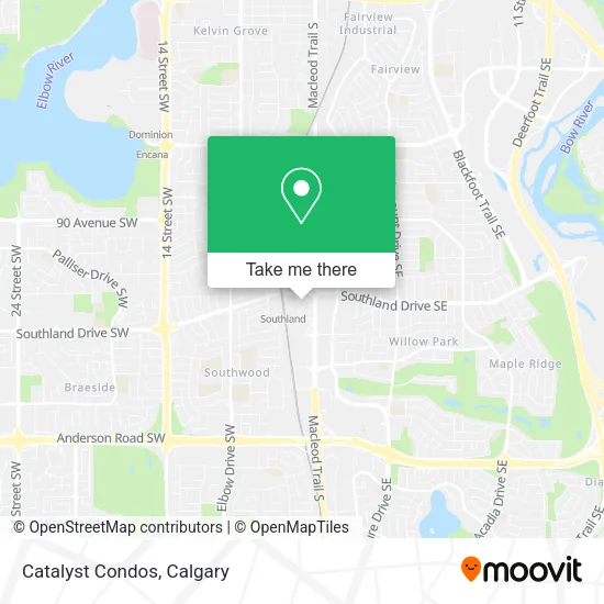 Catalyst Condos map