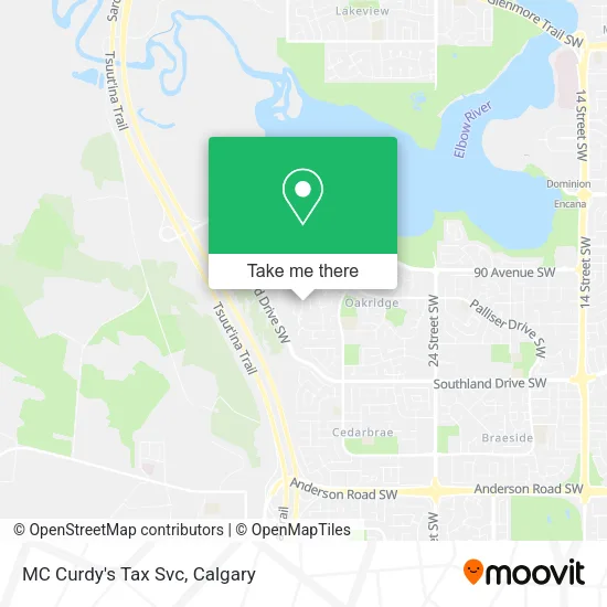 MC Curdy's Tax Svc map