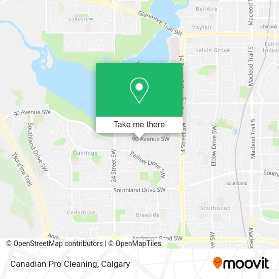 Canadian Pro Cleaning map