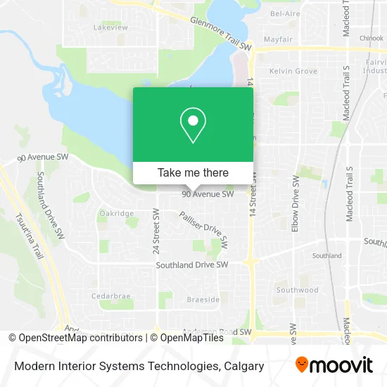 Modern Interior Systems Technologies map