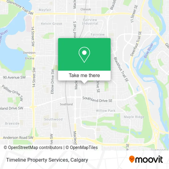 Timeline Property Services map