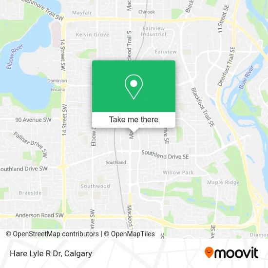 Hare Lyle R Dr map