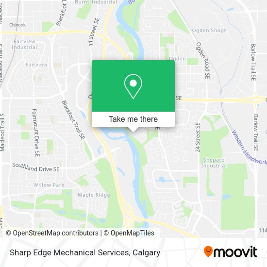 Sharp Edge Mechanical Services map