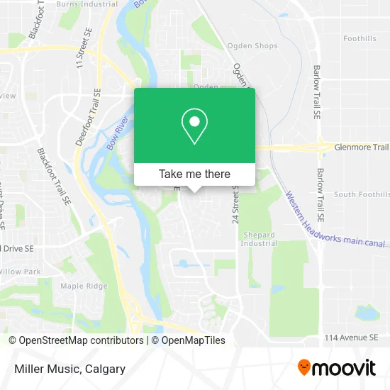 Miller Music map