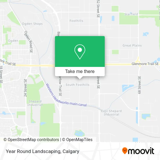 Year Round Landscaping map
