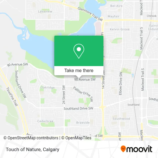Touch of Nature map