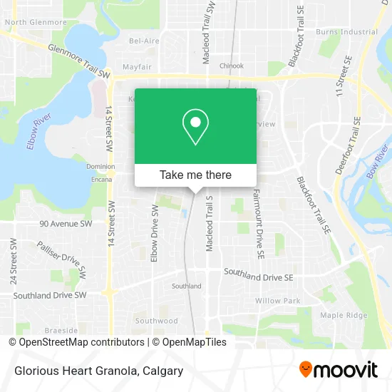 Glorious Heart Granola map