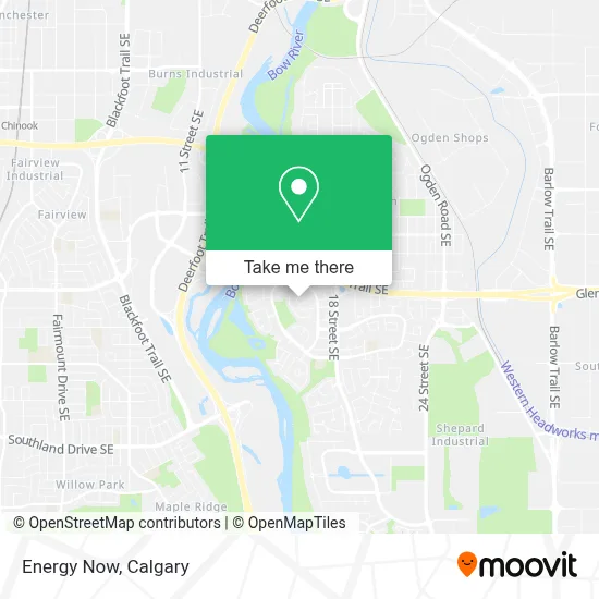 Energy Now map
