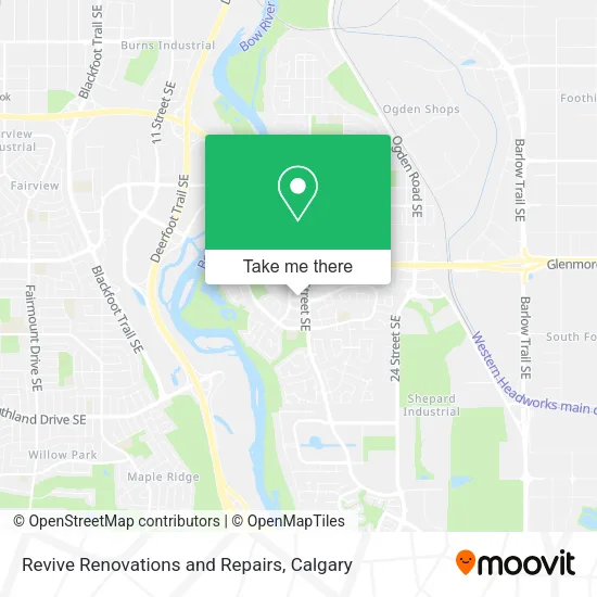 Revive Renovations and Repairs map