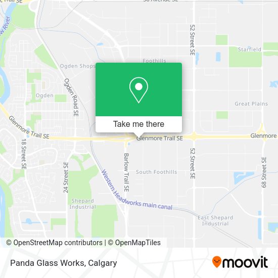 Panda Glass Works map