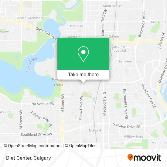 Diet Center map
