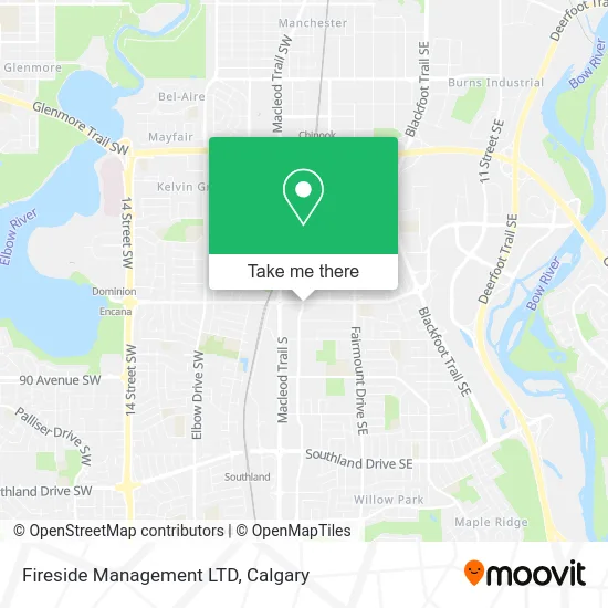 Fireside Management LTD map