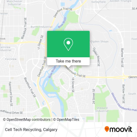 Cell Tech Recycling map