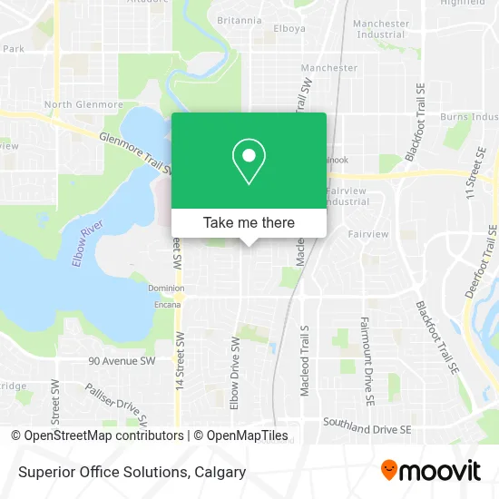 Superior Office Solutions map