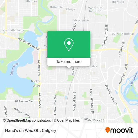 Hand's on Wax Off map