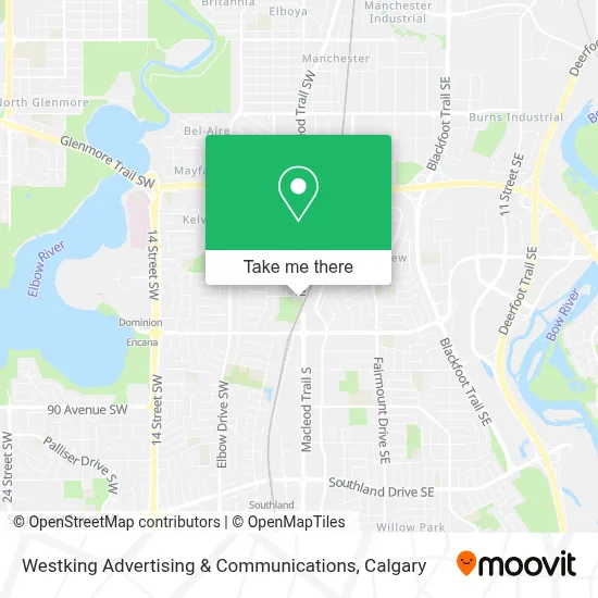 Westking Advertising & Communications map