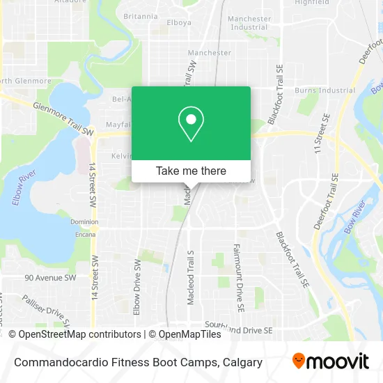 Commandocardio Fitness Boot Camps map