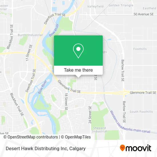 Desert Hawk Distributing Inc map