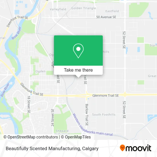 Beautifully Scented Manufacturing map