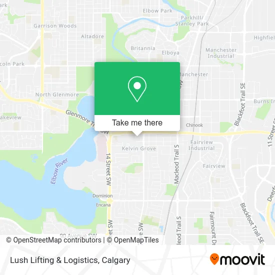 Lush Lifting & Logistics map