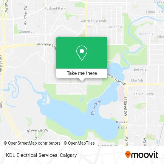 KDL Electrical Services map