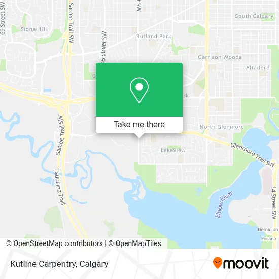 Kutline Carpentry map