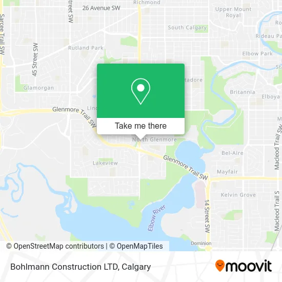 Bohlmann Construction LTD map