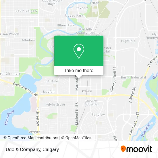 Udo & Company map