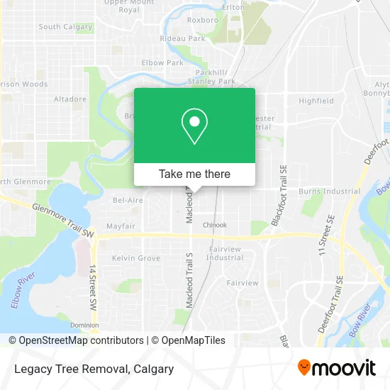 Legacy Tree Removal map