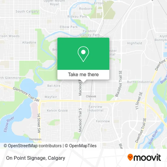On Point Signage map