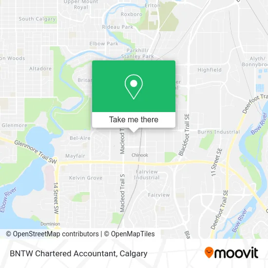 BNTW Chartered Accountant map