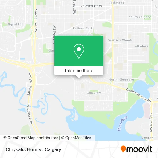 Chrysalis Homes map