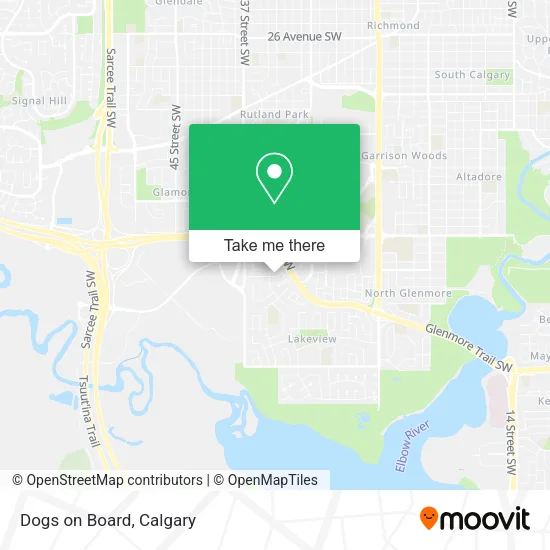 Dogs on Board map