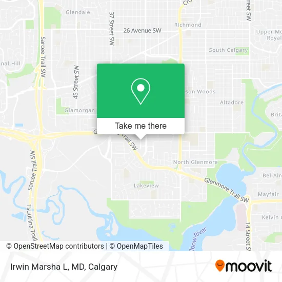 Irwin Marsha L, MD map