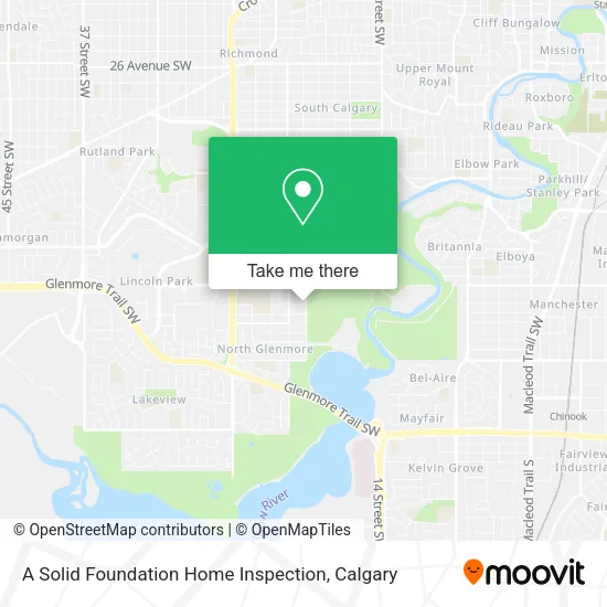 A Solid Foundation Home Inspection map