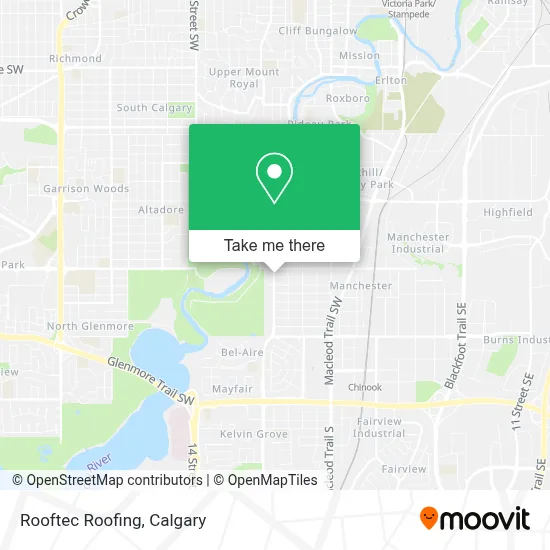 Rooftec Roofing map