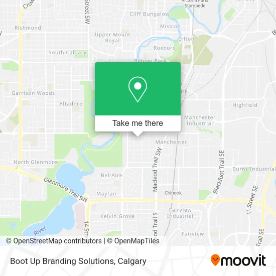 Boot Up Branding Solutions map
