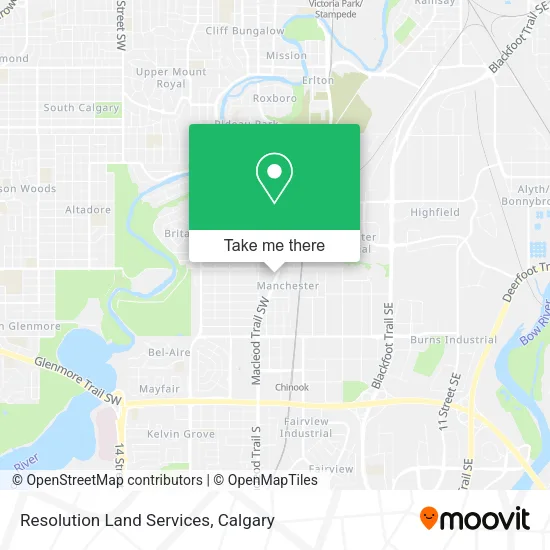 Resolution Land Services map