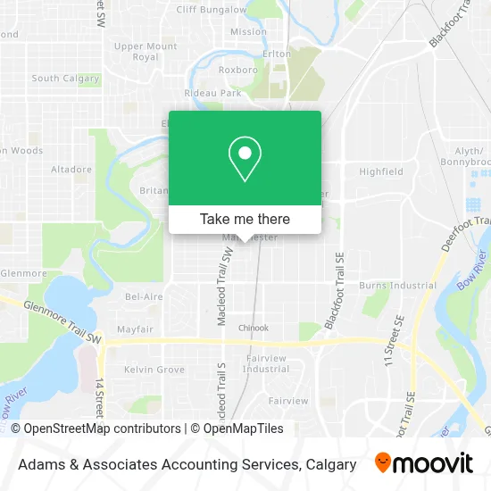 Adams & Associates Accounting Services map