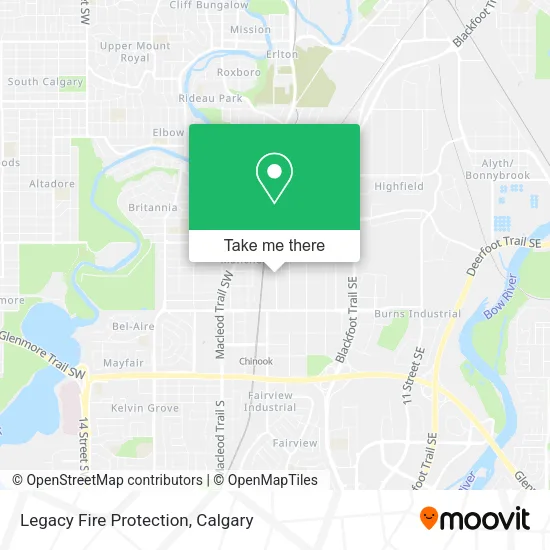 Legacy Fire Protection map