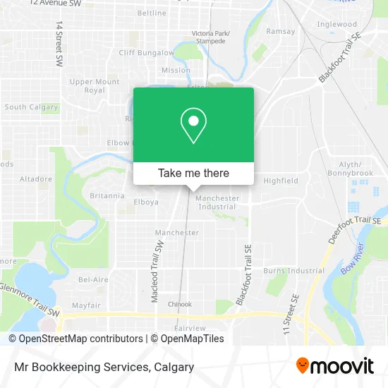Mr Bookkeeping Services map