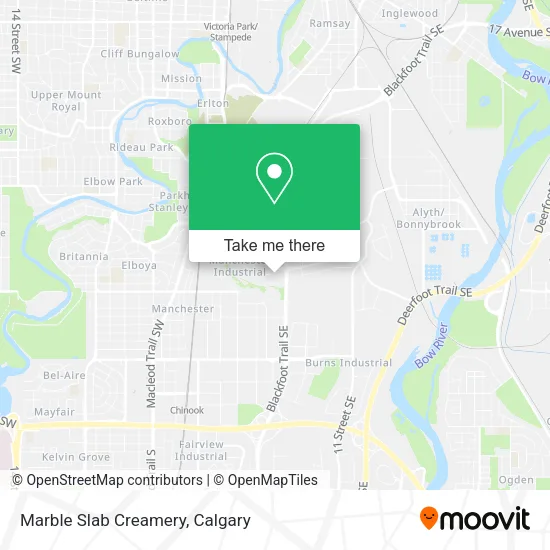 Marble Slab Creamery map